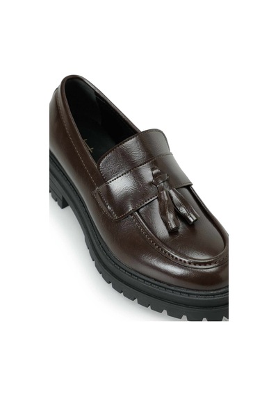 Butigo 25k-2108 Açık Kahve Kadın Loafer 000000000102042832 Kahverengi