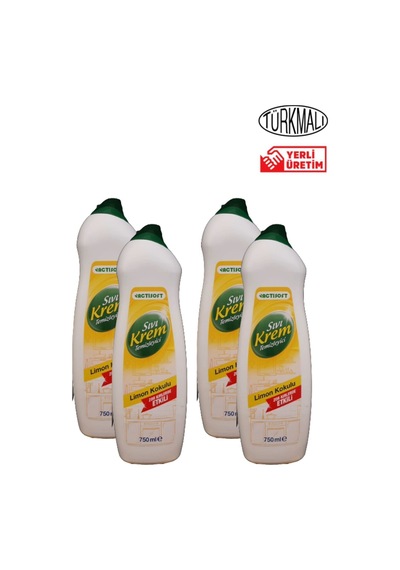 Limon Kokulu Temizleyici 750ml X 4 Adet 4'lü Set