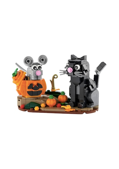 LEGO® Iconic 40570 Cadılar Bayramı Kedi ve Fare Oyuncakları 328 Parça
