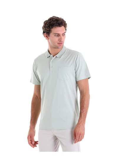 Hatemoğlu Çağla Regular Fit Düz 100% Pamuk Polo Yaka Tişört Yeşil Hatemoğlu Çağla Regular Fit Düz 100% Pamuk Polo Yaka Tişört Yeşil