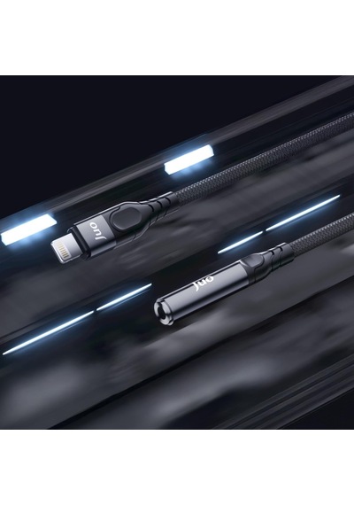 Lightning To 3.5mm Jack Aux Kulaklık Çevirici Dönüştürücü Adaptör Kablo