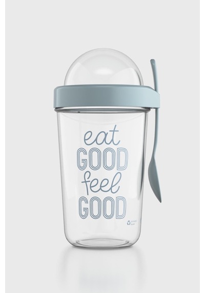 Renga Orbit 600 Ml Eat Good Desen Tritan Müsli Ve Atıştırmalık Kabı 192009 Turkuaz