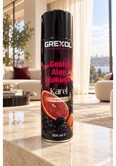 Vivanni Home Karel Ev Ofis Mağaza Oda Kokusu 500 Ml Kötü Kokuları Nötralize Eden Geniş Alan Spreyi Meyveli