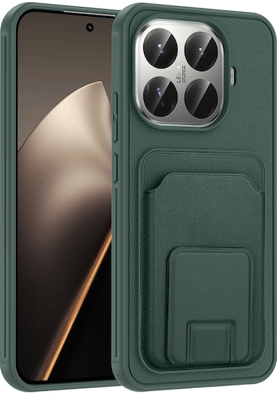 Teleplus Xiaomi Mi 15t Pro Kılıf Kartlıklı Standlı Square Folding Kılıf
