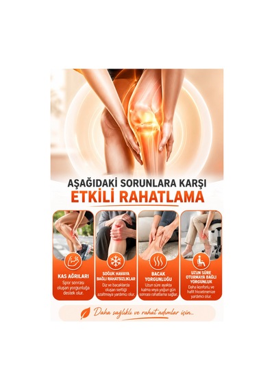 Auhma Amg47 Akıllı Ayak Ve Baldır Masaj Cihazı Isı Terapili Hava Basınçlı Kablosuz Bacak Masaj Aleti Gri