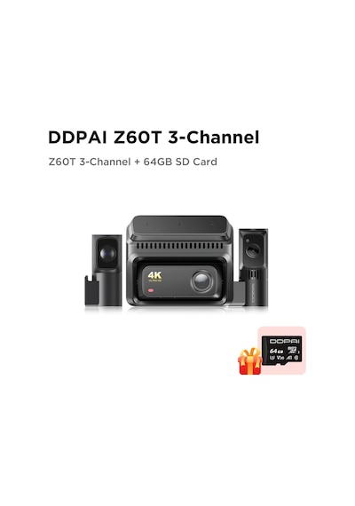 Z60t Araç Kamerası 4k+2k+1080p 4g Gps Gece Görüş Park Modu Wifi Dashcam