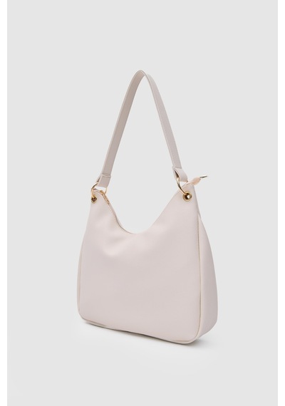Shule Bags Oval Bigger Kadın Omuz Çantası Valerie Krem Krem