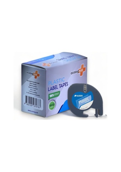 Dymo Letratag Etiket Muadili 12 Mm X 4 Mt Şeffaf 10 Lu Paket Diğer