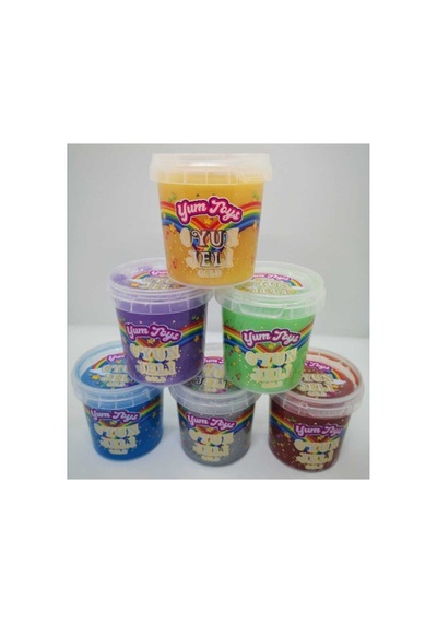 Yumtoys Gold Serisi Slaym - Hazır Slime 6'lı Tüm Renkler 140x6 Gr Sarı
