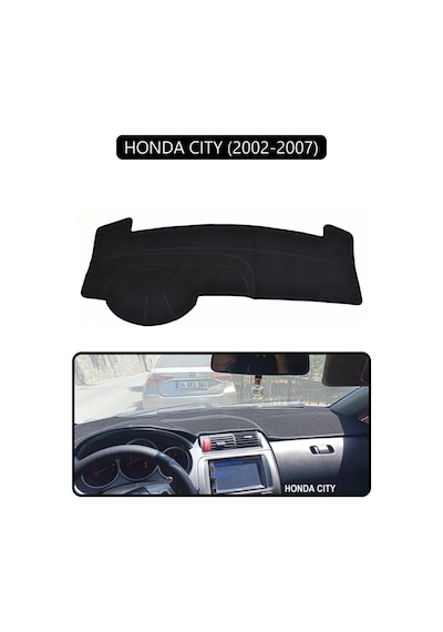 Honda Cıty 2002-2007torpido Koruma Halısı Siyah Kenar