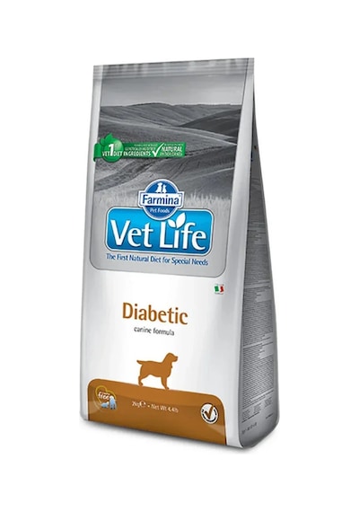 Vet Life Natural Adult Dog Diabetic Diyet Yetişkin Köpek Maması 2 Kg