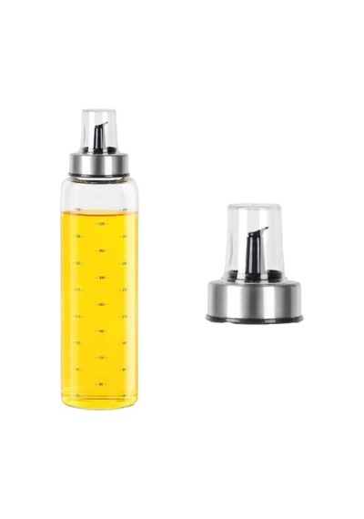 Borosilikat Cam Yağlık 500 Ml Yağdanlık Sirkelik - Damlatmaz Yağlık Seti 2 Adet