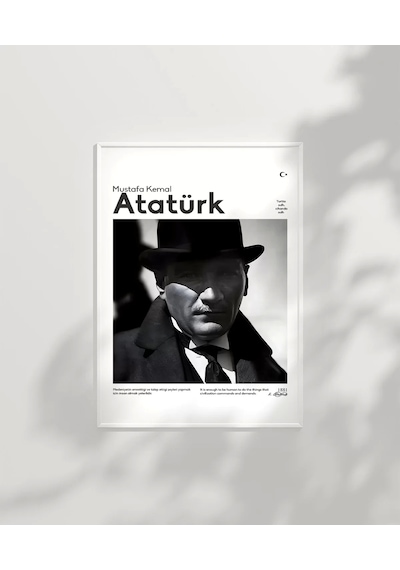 Çerçevesiz Poster Gölgedeki Deha