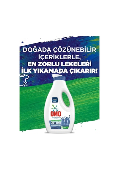 Omo Matic Omo Sıvı Deterjan Active Fresh Beyazlar 1690 Ml
