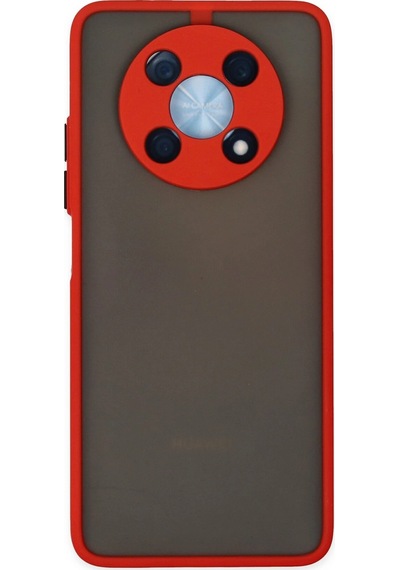 Newface Huawei Nova Y90 Kılıf Montreal Silikon Kapak Semeglbl - 40 - Kırmızı