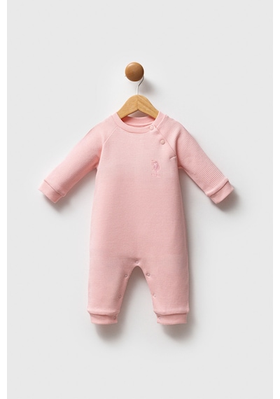 U.S. Polo Assn. Kız Bebek Pembe Tulum 5274-49017 Pembe