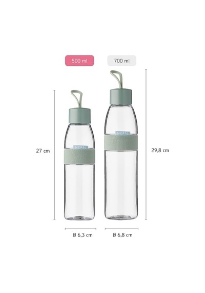 Mepal İçecek Şişesi Ellipse Nordic Çok Renkli