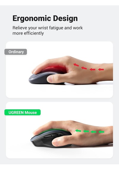 Dual Mode 2.4ghz Kablosuz Ve Bluetooth 4000dpı Sessiz Optik Mouse