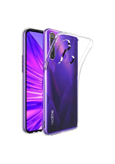 Newface - 214 - Realme 5i Kılıf Lüx - Csmo-tex - Şeffaf Silikon