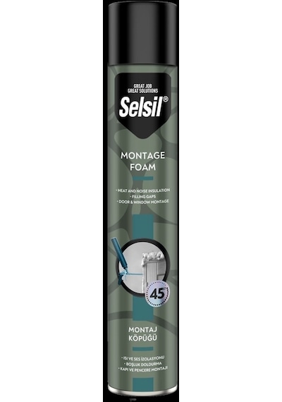 Selsil Pu Montaj Köpüğü 750 Ml/845 Gr Tab.turkuaz