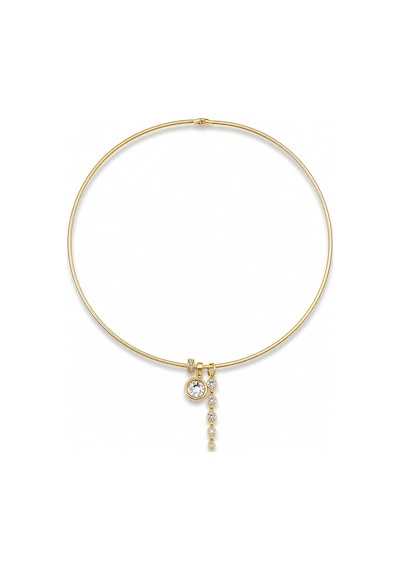 Çelik Markiz Taş Choker Kolye Gold