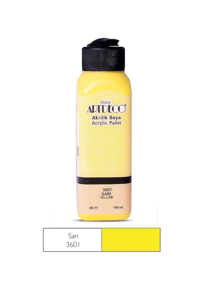 Artdeco Akrilik Boya 140Ml  Sarı