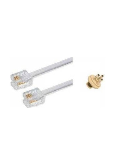 30 M Telefon Kablosu 3lü Mini Fiş