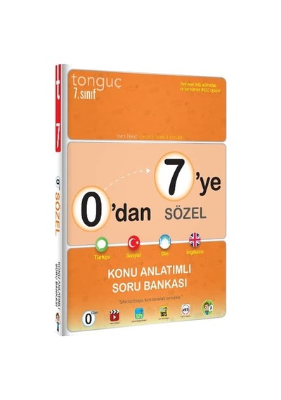 Tonguç 0&apos Dan 7&apos Ye Sözel Konu Anlatımlı Soru Bankası