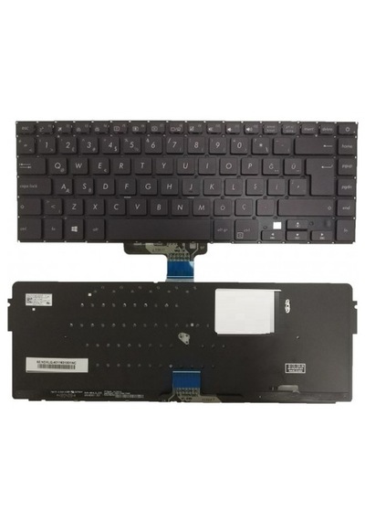 Asus S510u, X510u, X510q Notebook Klavyesi Siyah Tr Işıklı