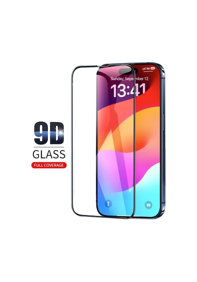 Apple iPhone 17e Uyumlu Ekran Koruyucu 9D Kırılmaz Cam - Extra Darbe Korumalı  - Tam Kaplar