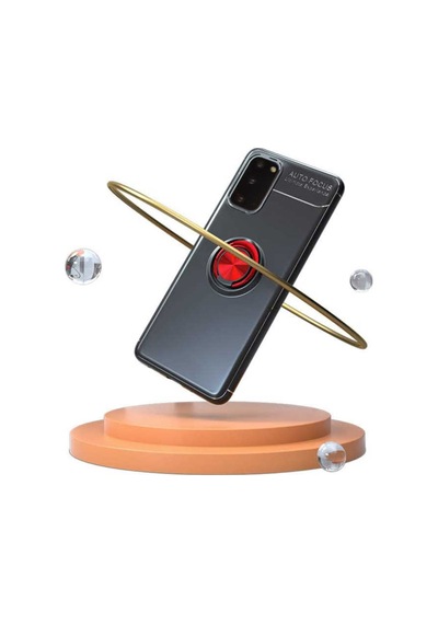 Samsung Uyumlu Galaxy S20 Kılıf Yüzüklü Magnetli Ravel Case
