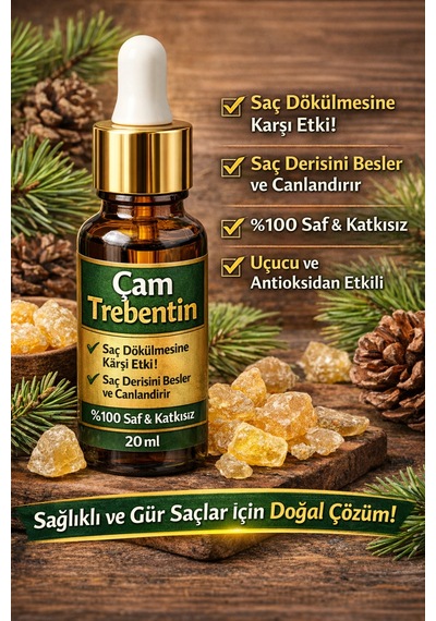 Life Çam Terebentin Yağı 20 Ml %100 Doğal Saç Ve Bakım İçin Bitkisel Yağ