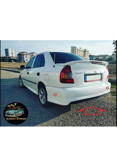 Hyundai Accent Milenyum Kasa Gtx Marşpiyel Takımı Fiberglass Boyasız