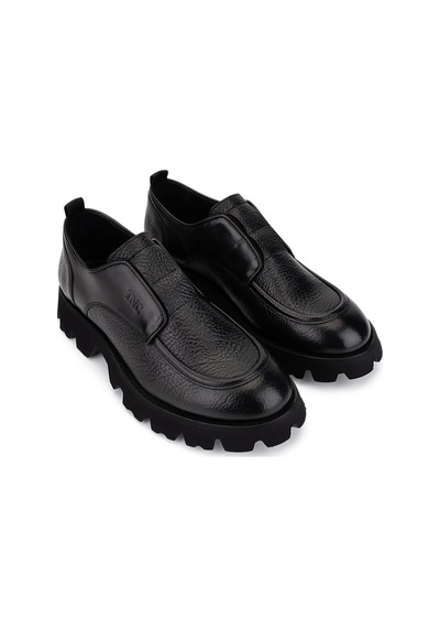 Tamer Tanca Erkek Hakiki Deri Siyah Casual Ayakkabı 1093 1903 Erk Ayk Sk25-26 Sıyah Siyah