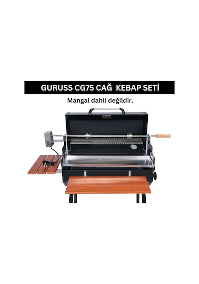 Guruss Cg75 Cağ Kebap Seti - Cağ Aparatı Ve Çevirme Aparatı