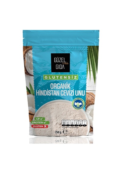 Güzel Ada Glutensiz Organik Hindistan Cevizi Unu 250g - 5 Adet Tarı