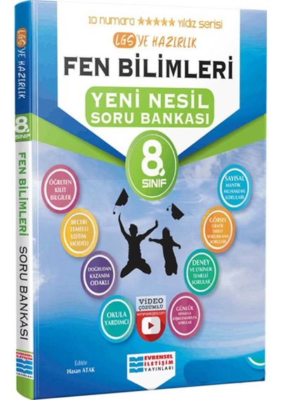 8. Sınıf Fen Bilimleri Soru Bankası - Evrensel İletişim Yayınları