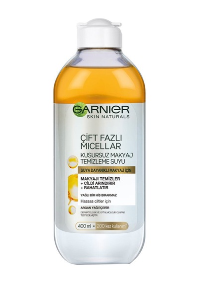 2 Adet Garnier Micellar Çift Fazlı Kusursuz Makyaj Temizleme Suyu 400 Ml