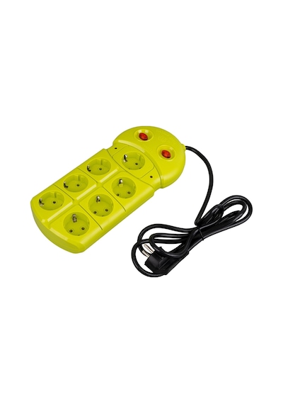 Vea Ve-970 7 Li 1.5 Metre Grup Priz Uzatma Kablosu 16 Amper 3860 Watt Isıya Dayanıklı Priz