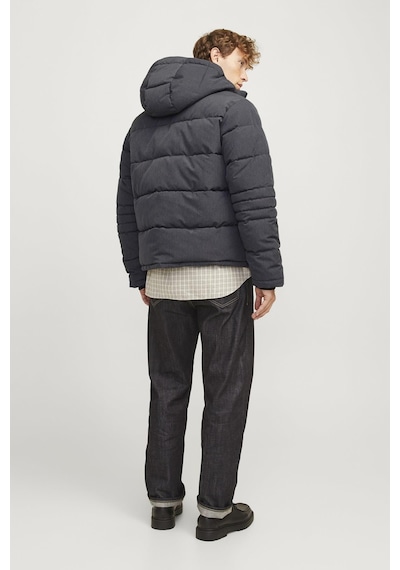 Jack & Jones Jjbuıld Puffer Jacket Koyu Gri 12256858 Cok Renklı
