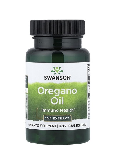 Swanson Vitamins, Oregano Oil, 120 Vegan Softgels 150 Mg Per Capsule
