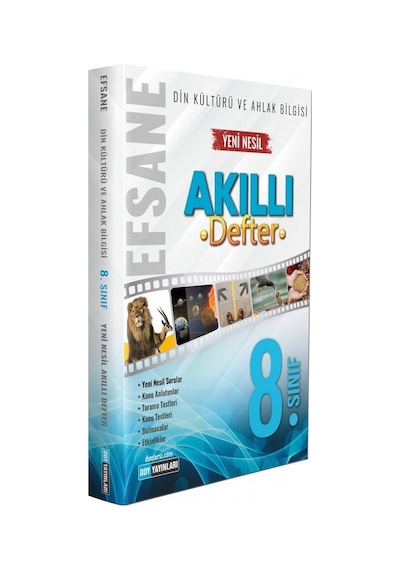 8. Sınıf Din Kültürü ve Ahlak Bilgisi Efsane Akıllı Defter- DDY Yayınları