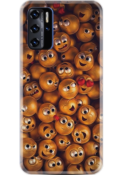 Reeder P13 Blue Max L 2021 Kılıf Boyun Askılı Gold Emoji 1877