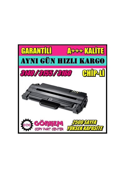 Xerox Phaser 3140 / 3155 / 3160 Uyumlu Toner (108R00909)