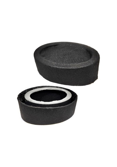 BOS KABİN OVAL YUKSELTME SİYAH PLASTİK (2 ADET)