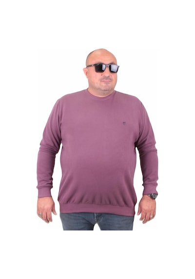 Moc Grande Mocgrande Büyük Beden Selanik Classic Sweat 23200 Eflatun-Eflatun