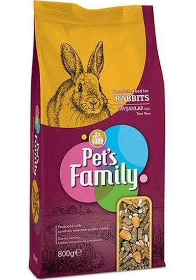 Pets Family Kemirgen Tavşan Yemi 800 Gr