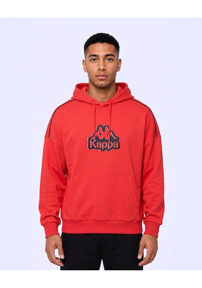 Kappa Logo İrente Tur Erkek Koyu Turuncu Regular Hoodie