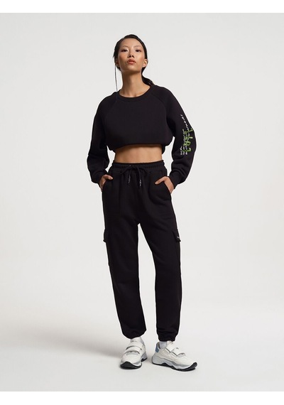 LOFT Regular Fit Kadın Eşofman Altı Lf2034556 Q1.v1 Siyah