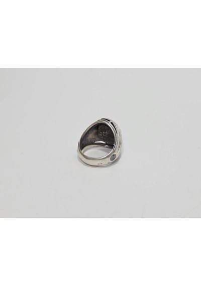 Firuze Turkuaz Taşlı 925 Ayar Gümüş Yüzük 16,3 Gram